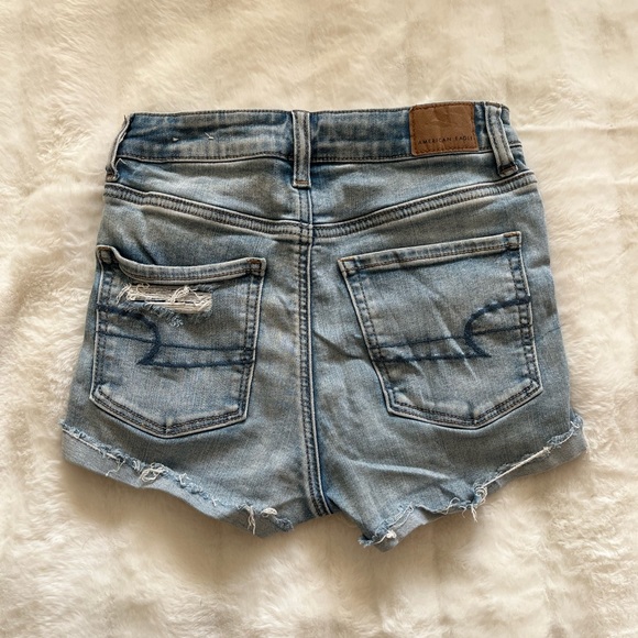 american eagle jean shorts size 0 - Picture 3 of 4